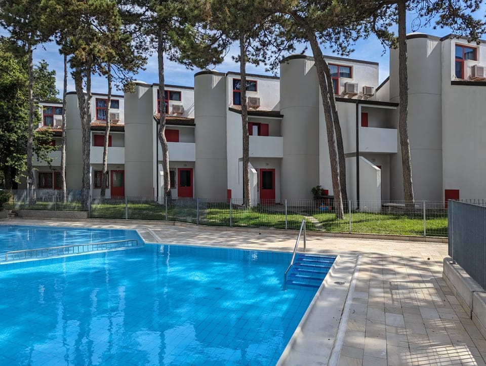 Property building, Pool view, Swimming pool