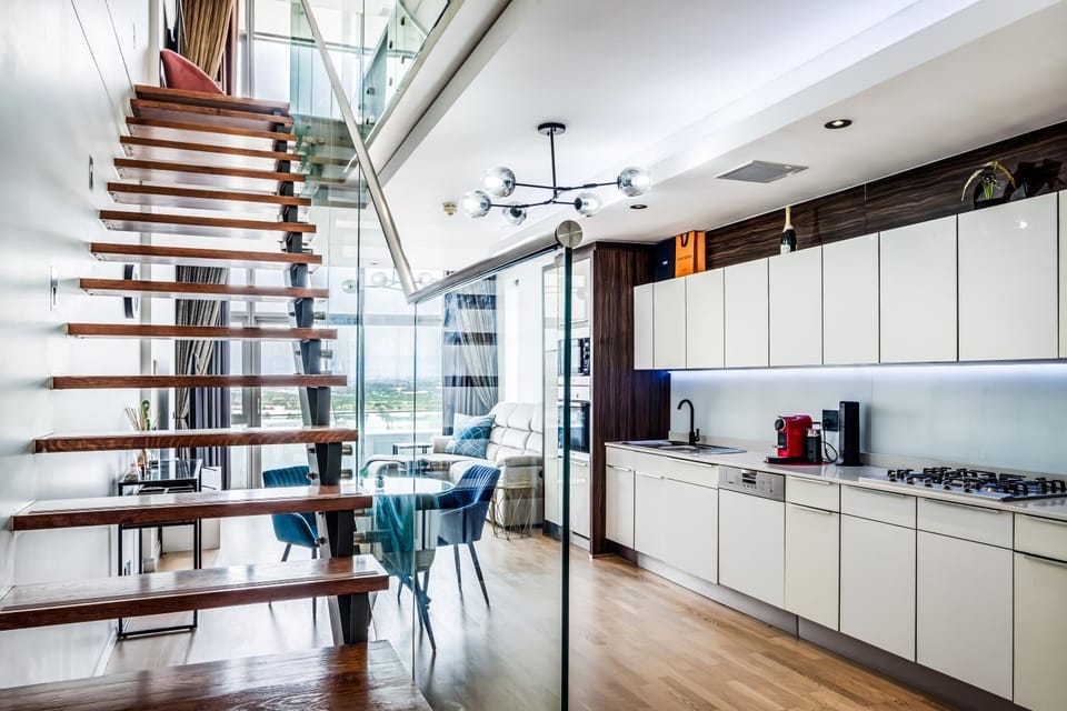 Coffee/tea facilities, Kitchen or kitchenette, Dining area, dishwasher, minibar, pet friendly, stove