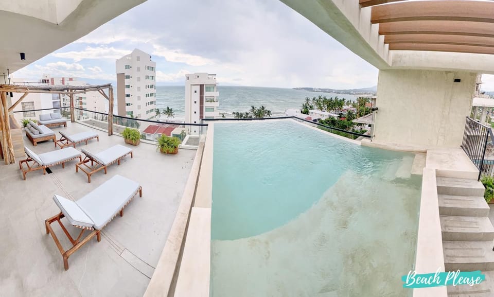 Arenka - 2BR w Private Pool & Sunset Rooftop Apartment in Bucerias