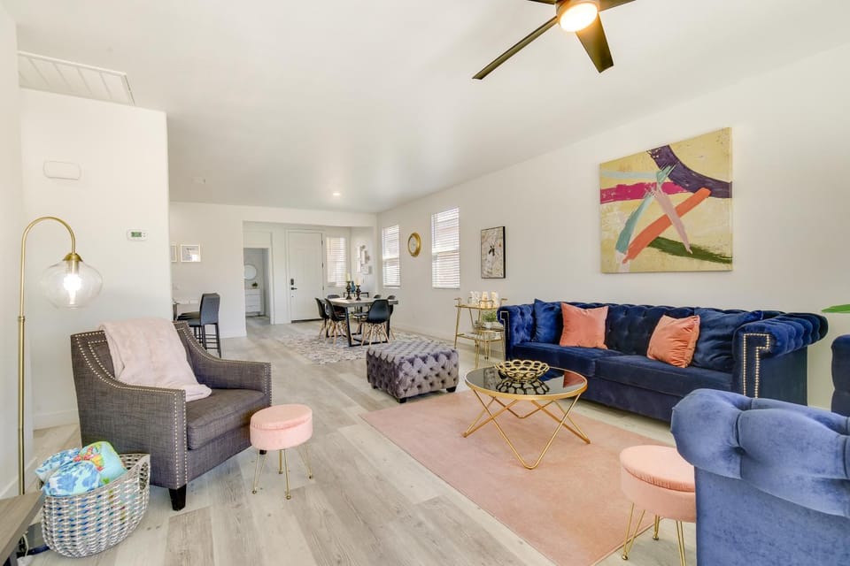 6 Mi to Empire Polo Club: Indio Home w/ Grill! House in Indio