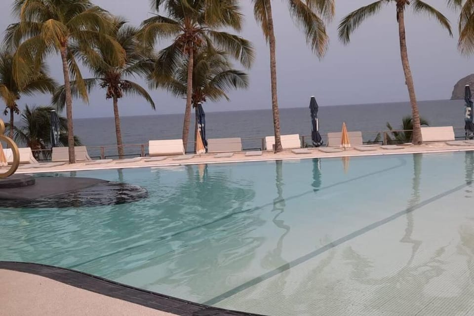 Day, Pool view, Sea view, Swimming pool, sunbed