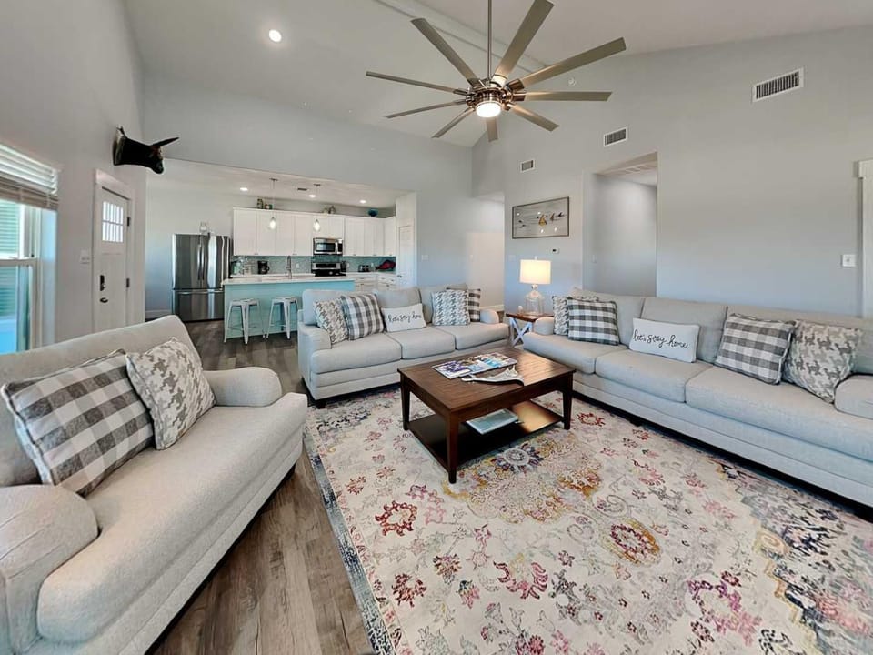 Kitchen or kitchenette, Living room, furniture, air conditioner