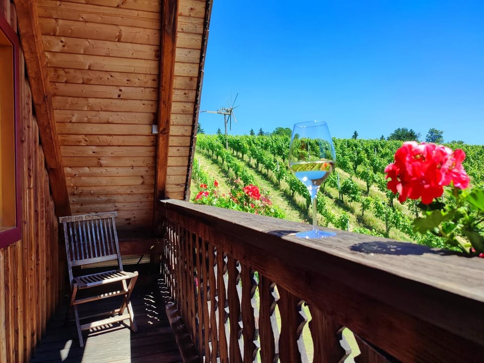 View (from property/room), Balcony/Terrace, Mountain view, Alcoholic drinks