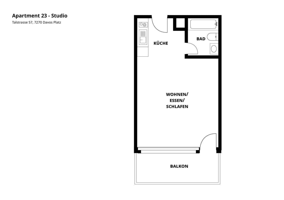 Gemütliche Studios in Davos - Bergblick & zentrale Lage Apartment in Davos