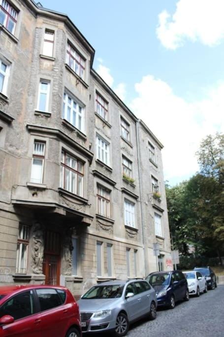 Property building, Neighbourhood, Street view, Parking