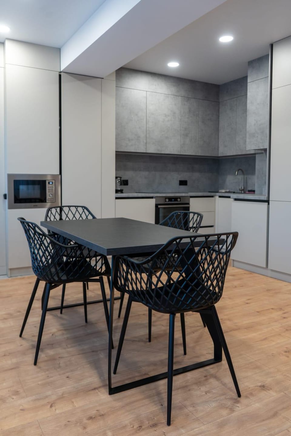 Kitchen or kitchenette, Living room, Seating area, Dining area, minibar, pet friendly, stove