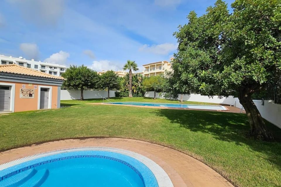 Property building, Natural landscape, Garden, Garden view, Pool view, Swimming pool