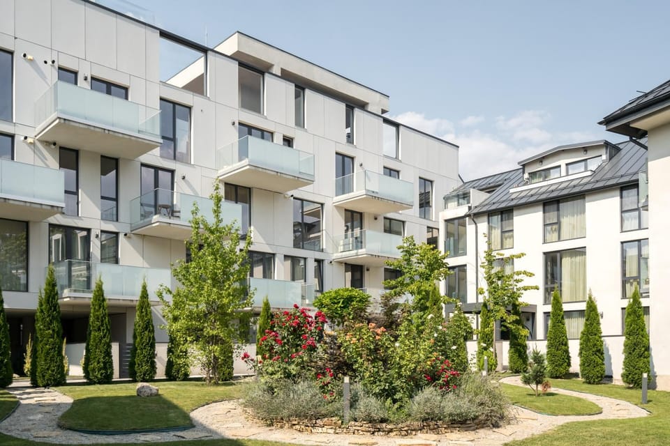 Property building, Garden