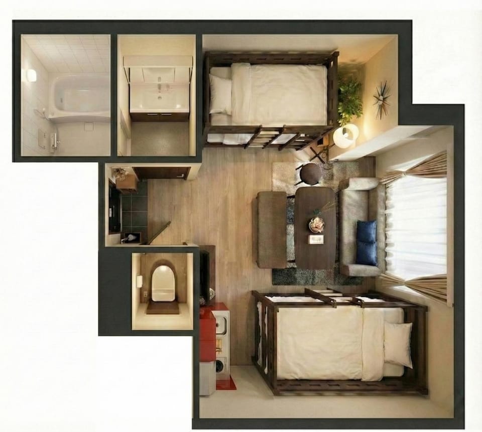 “1ST ROOM” 内装デザイナー監修！30㎡ 最大6名 経堂駅から徒歩5分 築浅 良質な暮らしを Apartment in Kanagawa Prefecture