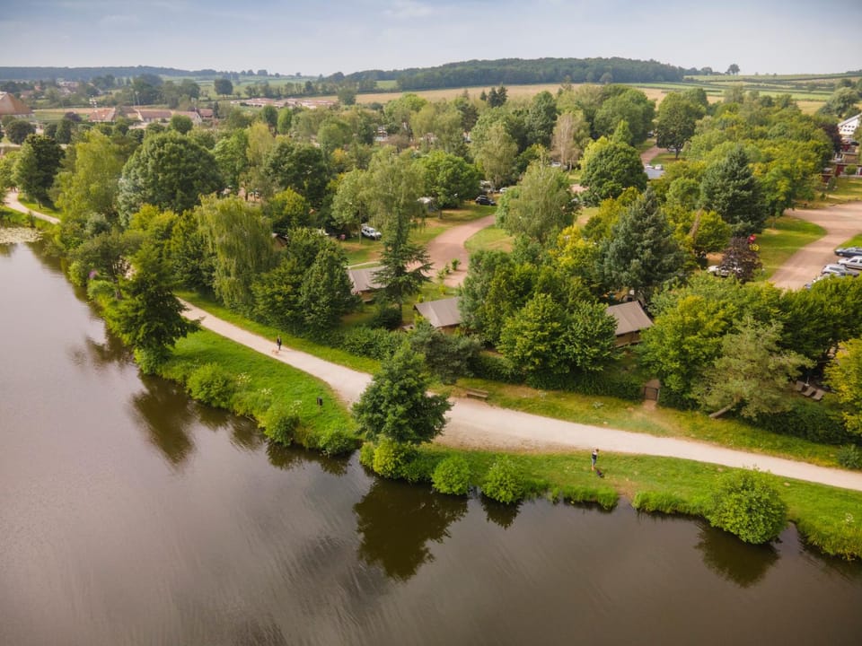 Natural landscape, Bird's eye view, Lake view