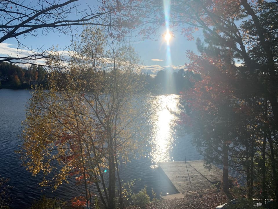 Lake view, Sunset