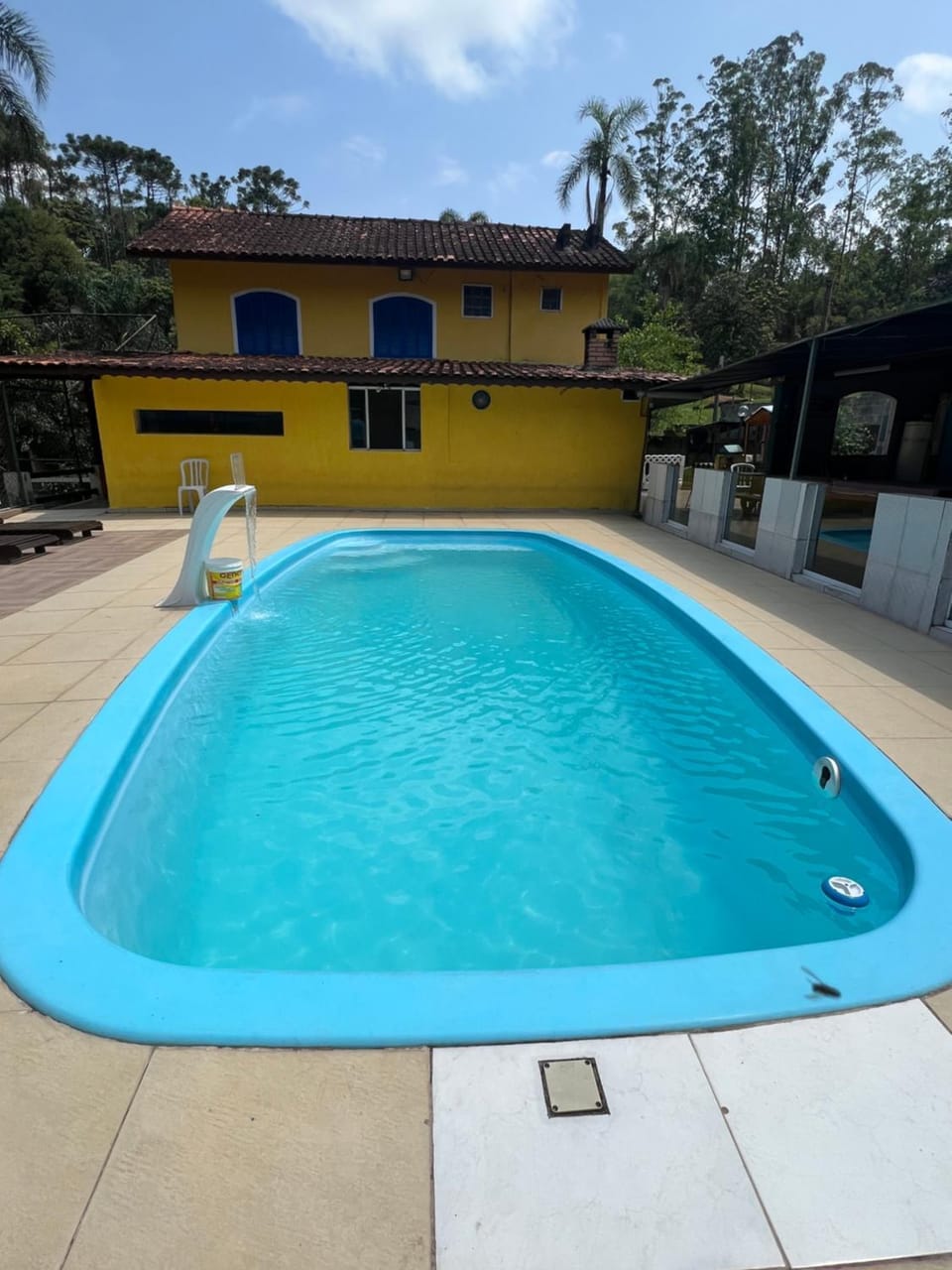 Pool view, Swimming pool, sunbed
