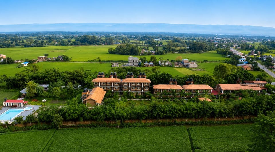 Property building, View (from property/room), Garden view, Swimming pool