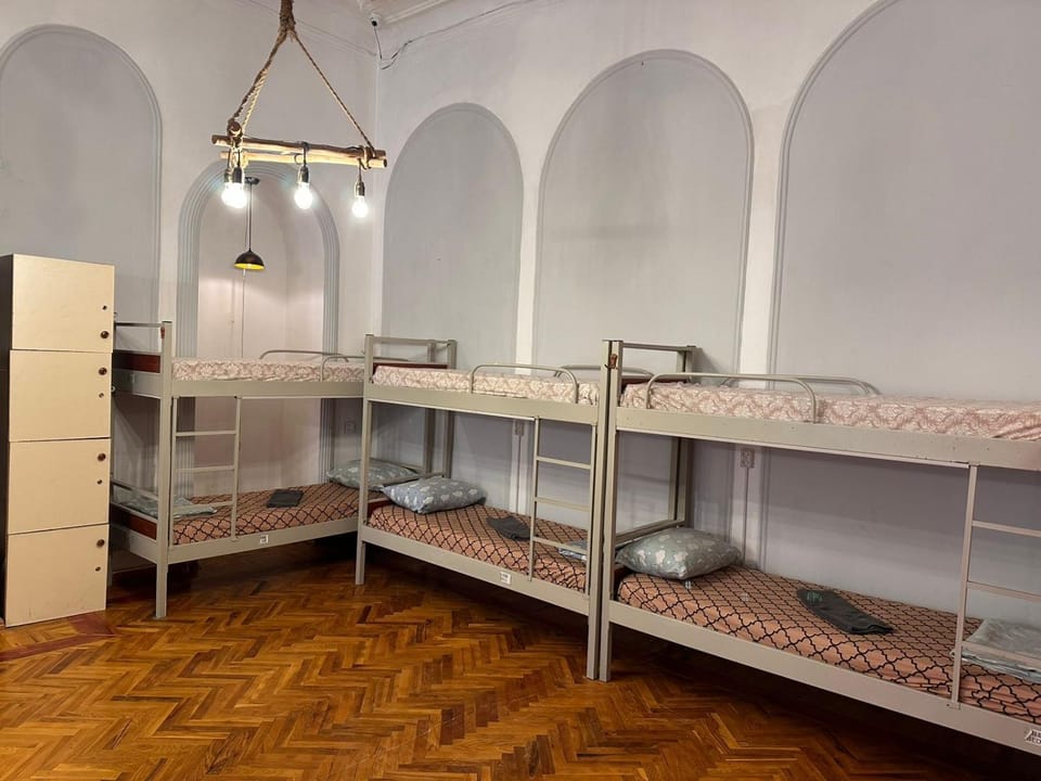 Bed, bunk bed, wardrobe
