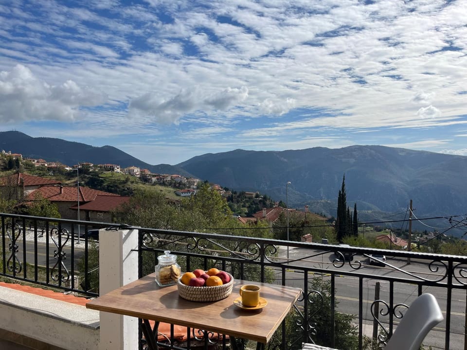 Day, Natural landscape, View (from property/room), Balcony/Terrace, Mountain view, Breakfast