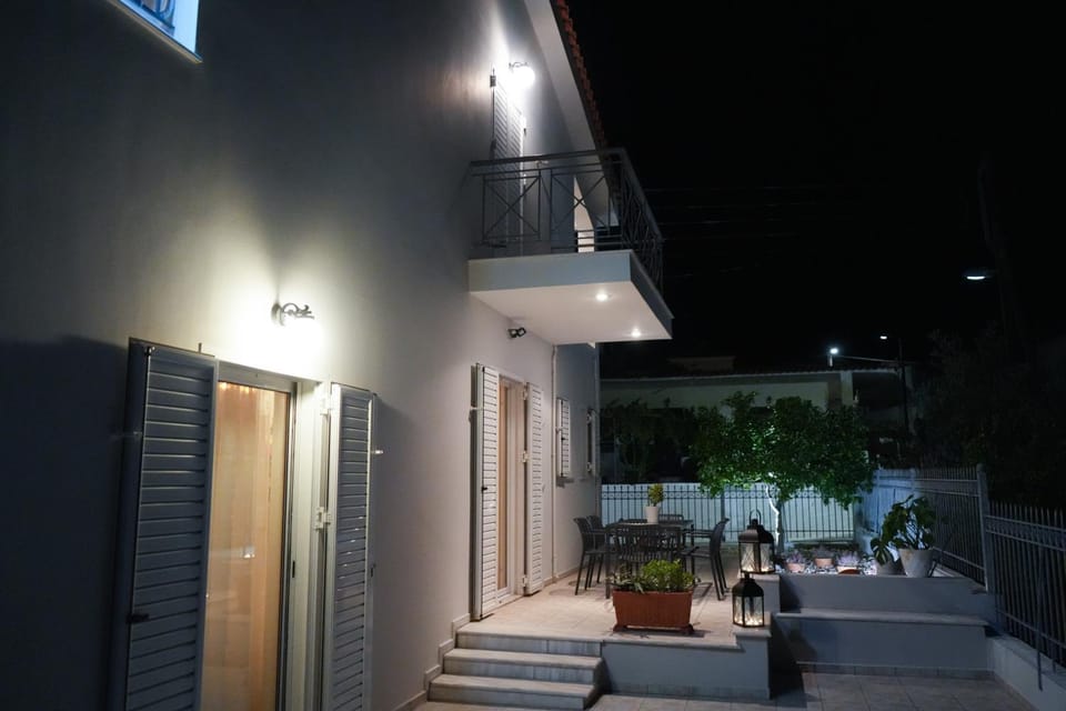 Patio, Night, Garden