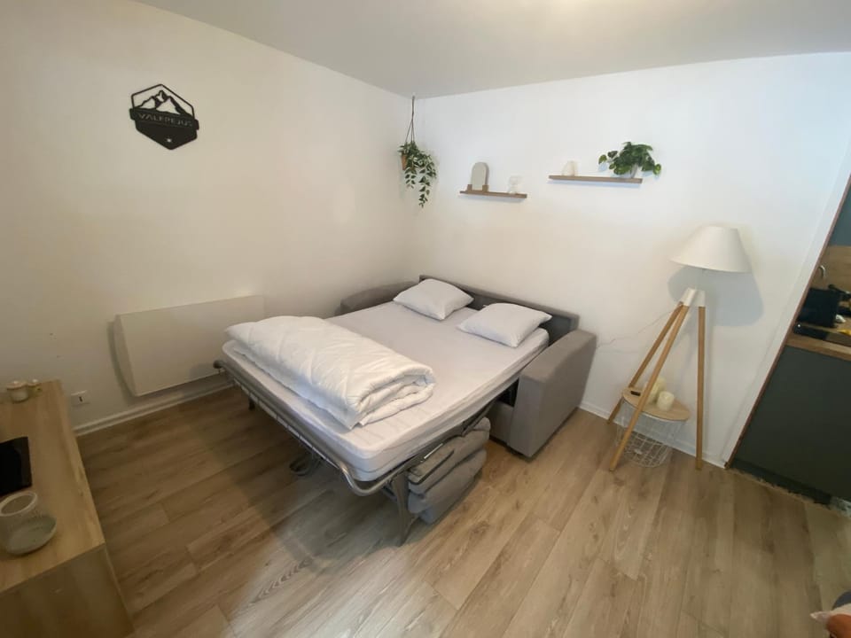 Bed, TV and multimedia, Living room