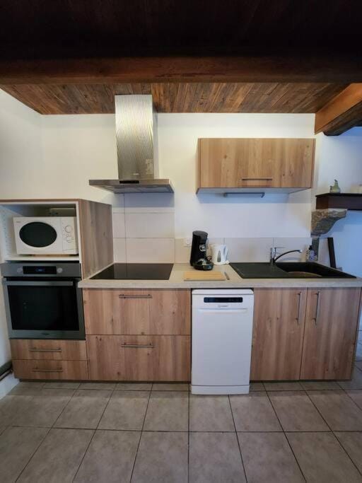 Kitchen or kitchenette, dishwasher, minibar, stove