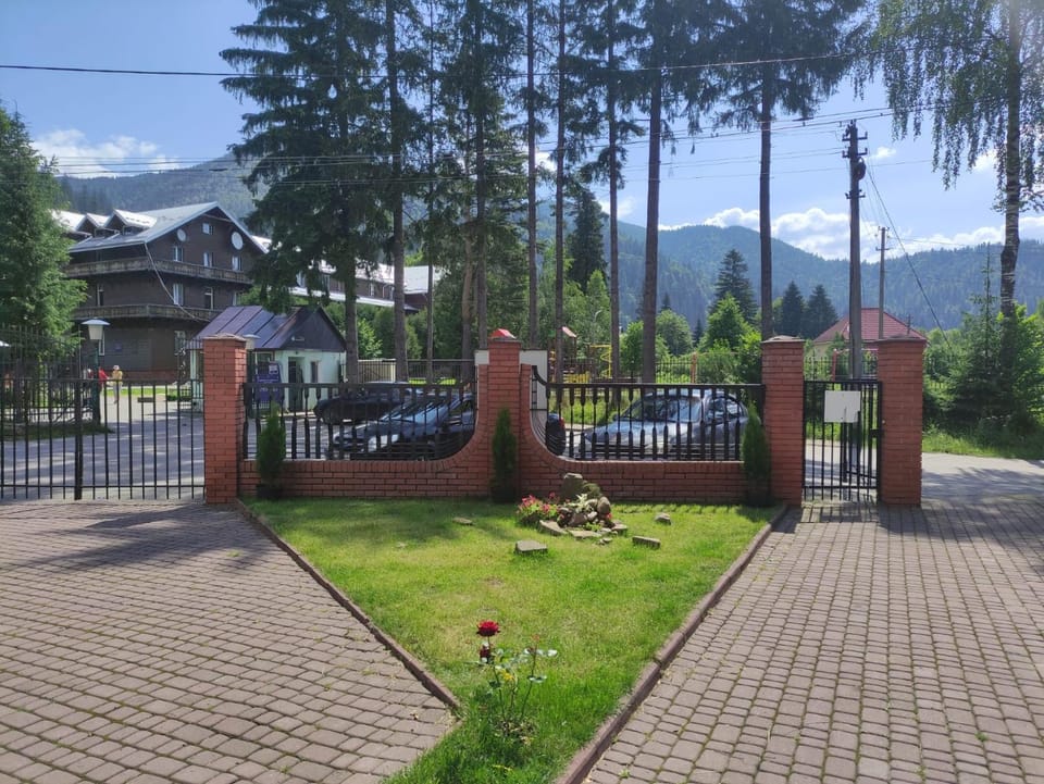 Natural landscape, Mountain view, Parking