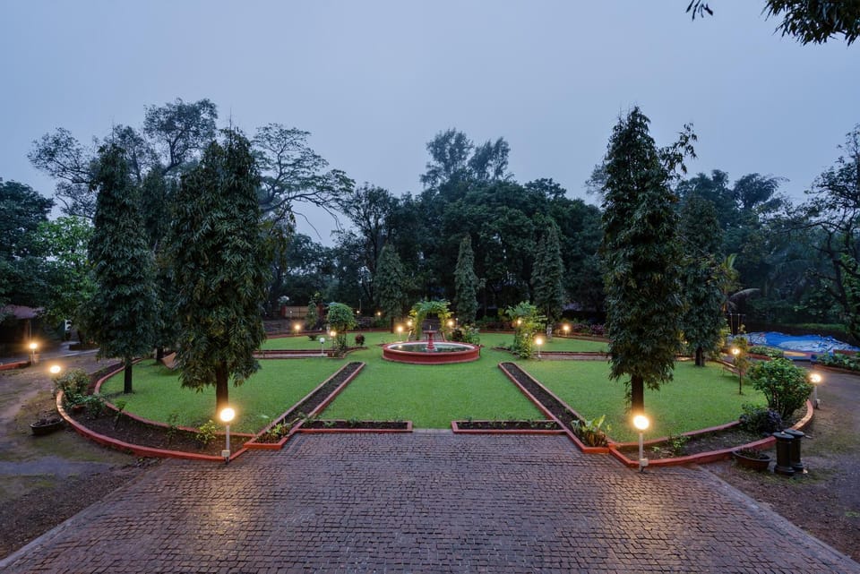 Night, Natural landscape, Garden, Garden, Garden view