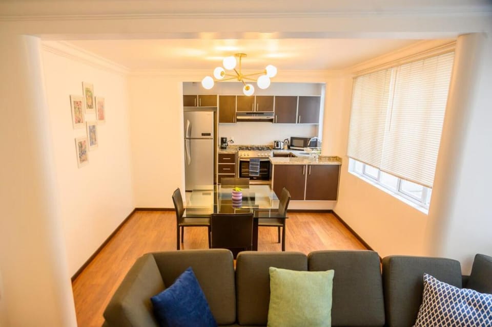 Condesa Residence 7 Stylish 2 Bedroom, 1 Bathroom Residence Accentuating Expansive Interiors House in Mexico City