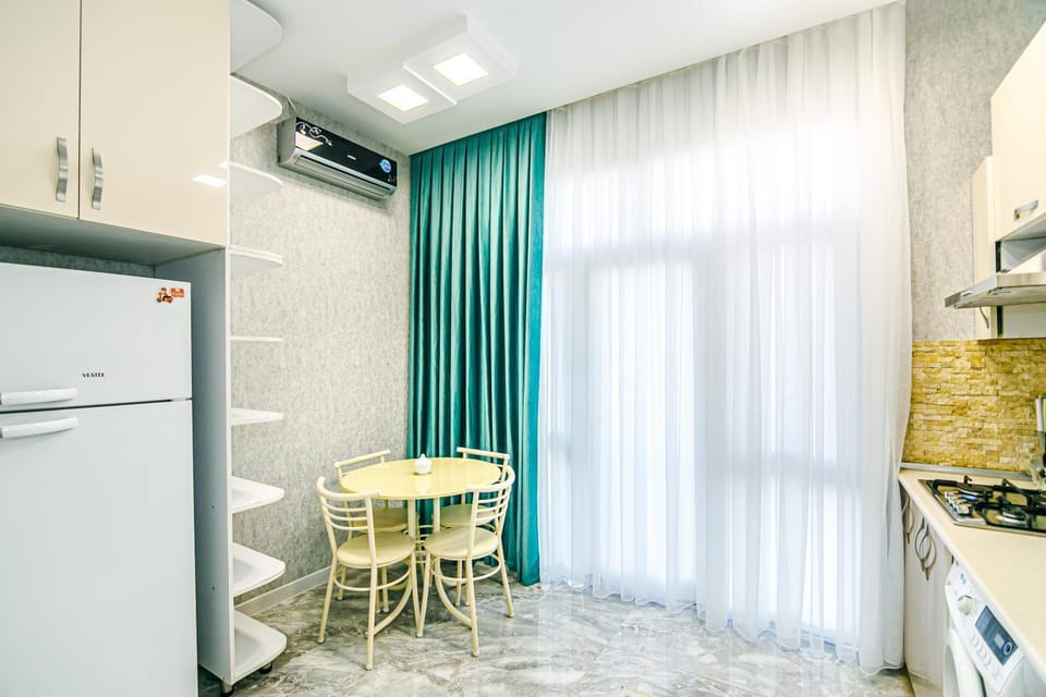 Dining area, air conditioner