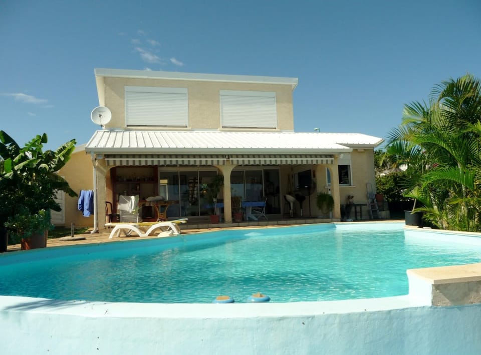 Property building, Patio, Pool view, Swimming pool