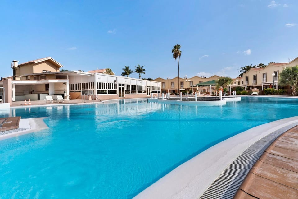 Property building, Living room, Swimming pool