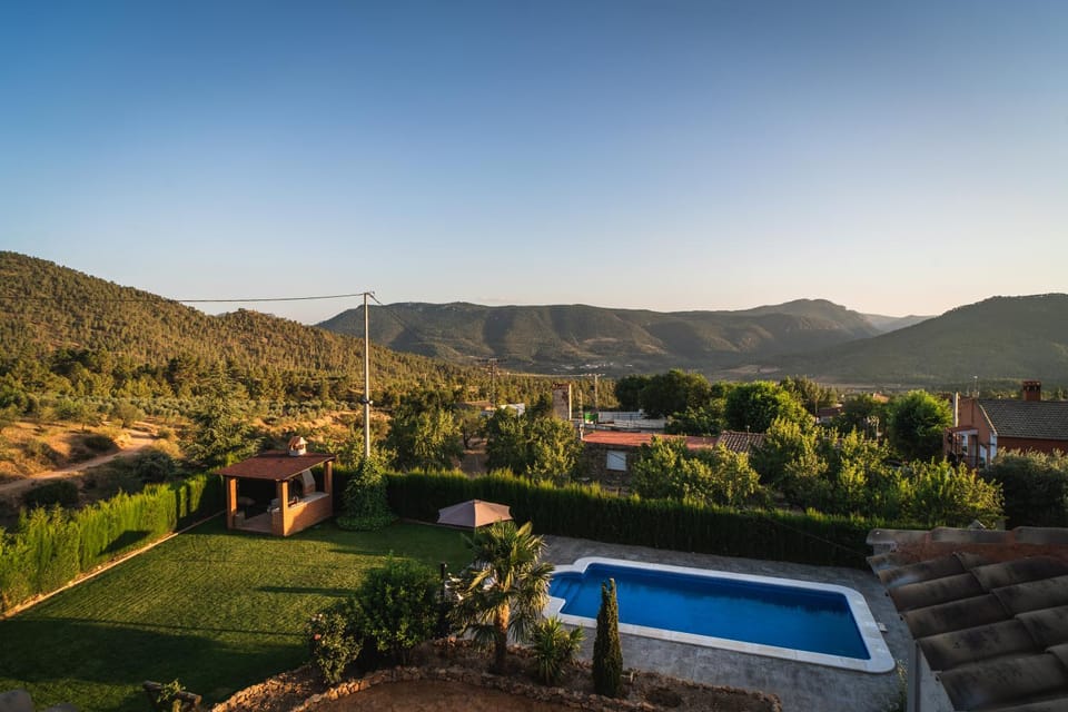 Natural landscape, Garden, Mountain view, Pool view, Swimming pool