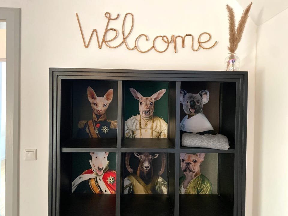 Photo of the whole room, wardrobe