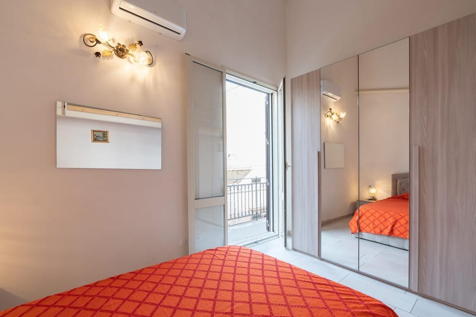 Property building, Living room, Bedroom