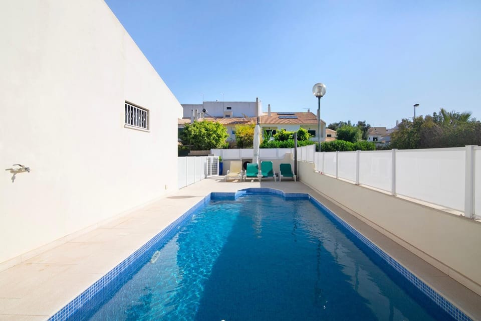 Property building, Living room, Swimming pool