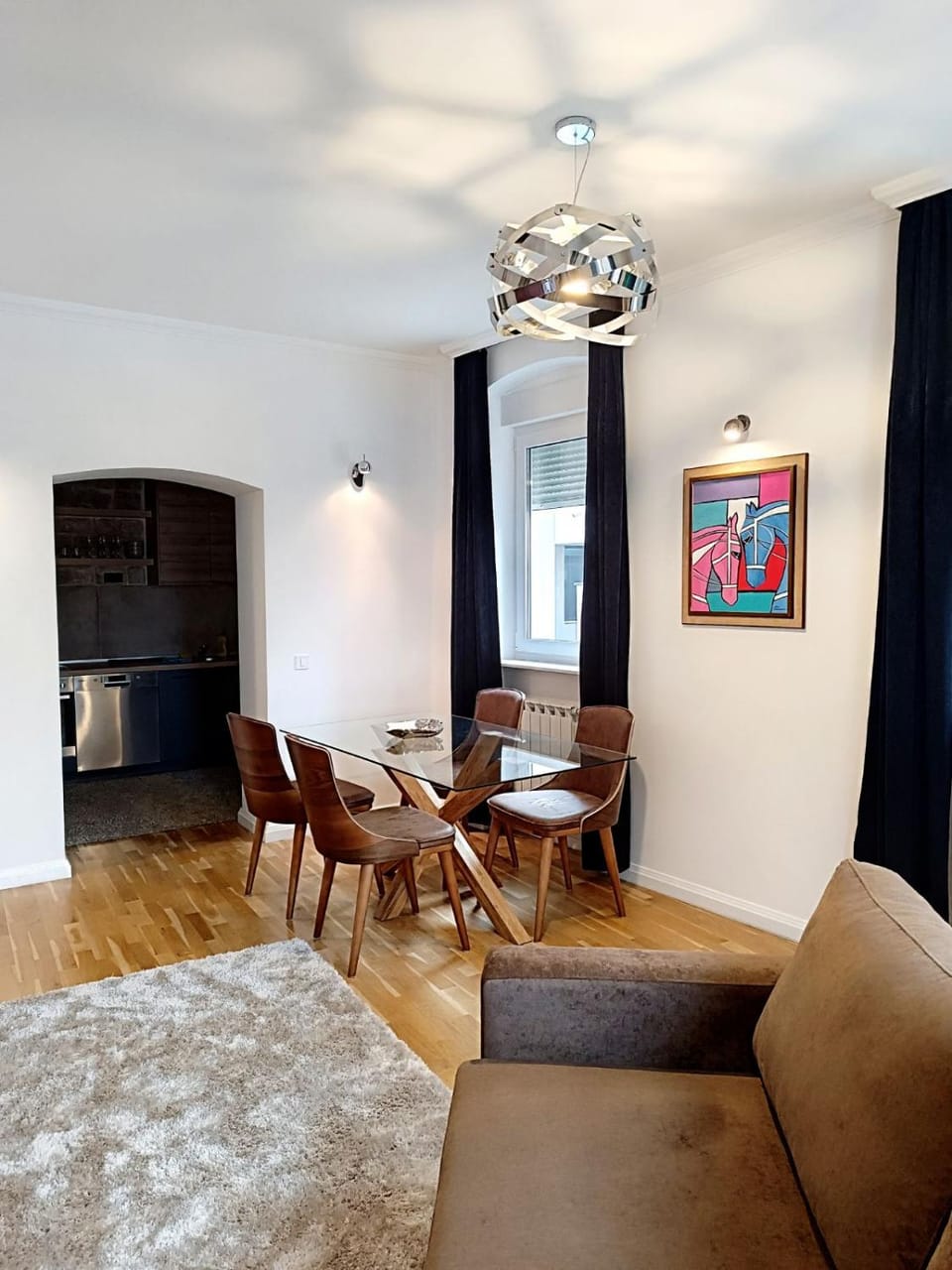 Living room, Seating area, Dining area