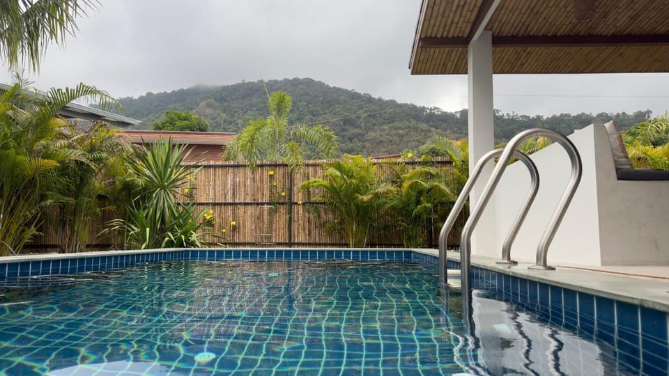 Natural landscape, Mountain view, Pool view, Swimming pool