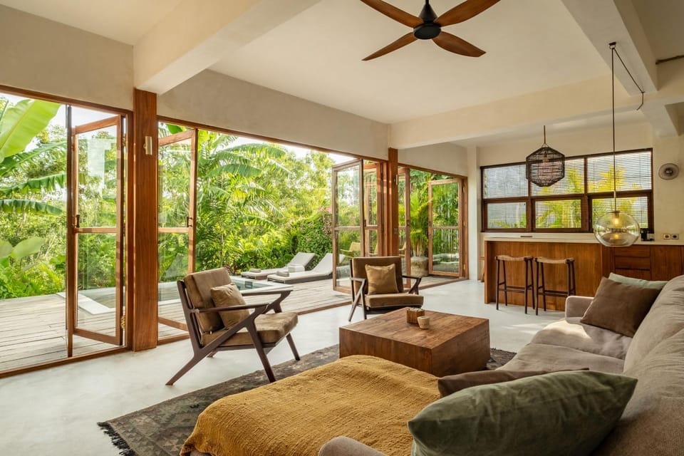Patio, Living room, Seating area, Garden view