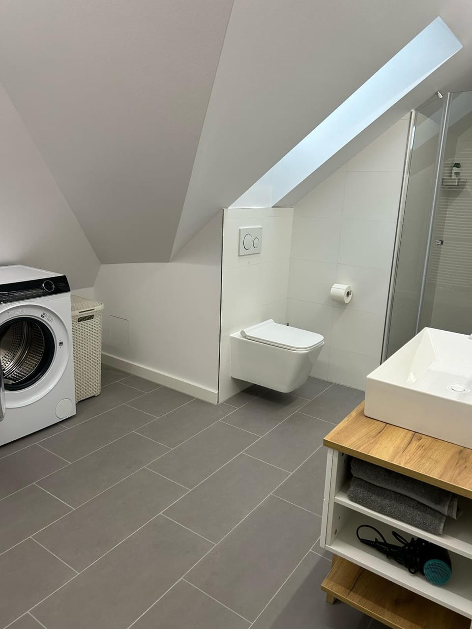 Toilet, Bathroom, washing machine, dryer