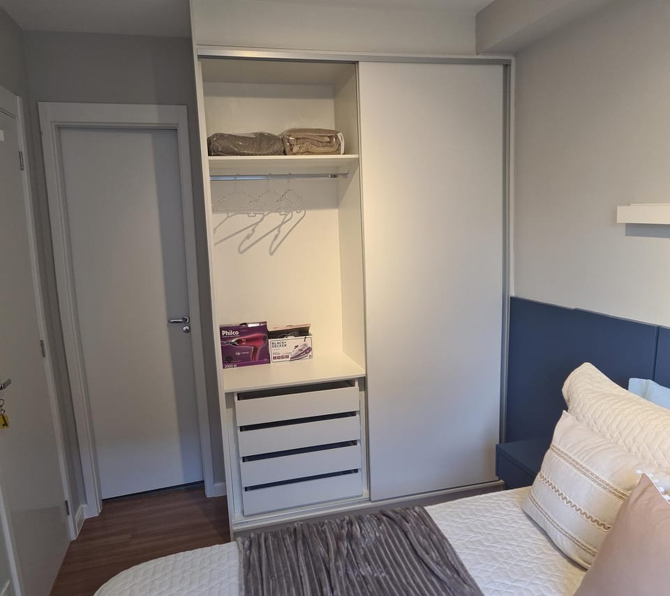 Bed, Photo of the whole room, Bedroom, towels, wardrobe