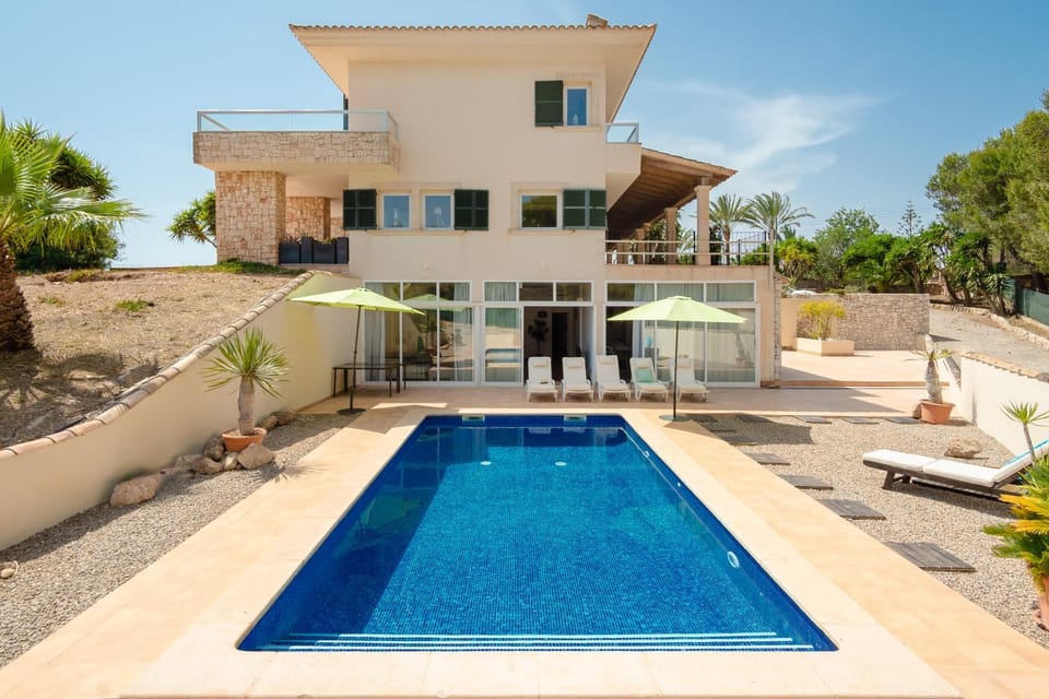 Property building, Living room, Swimming pool