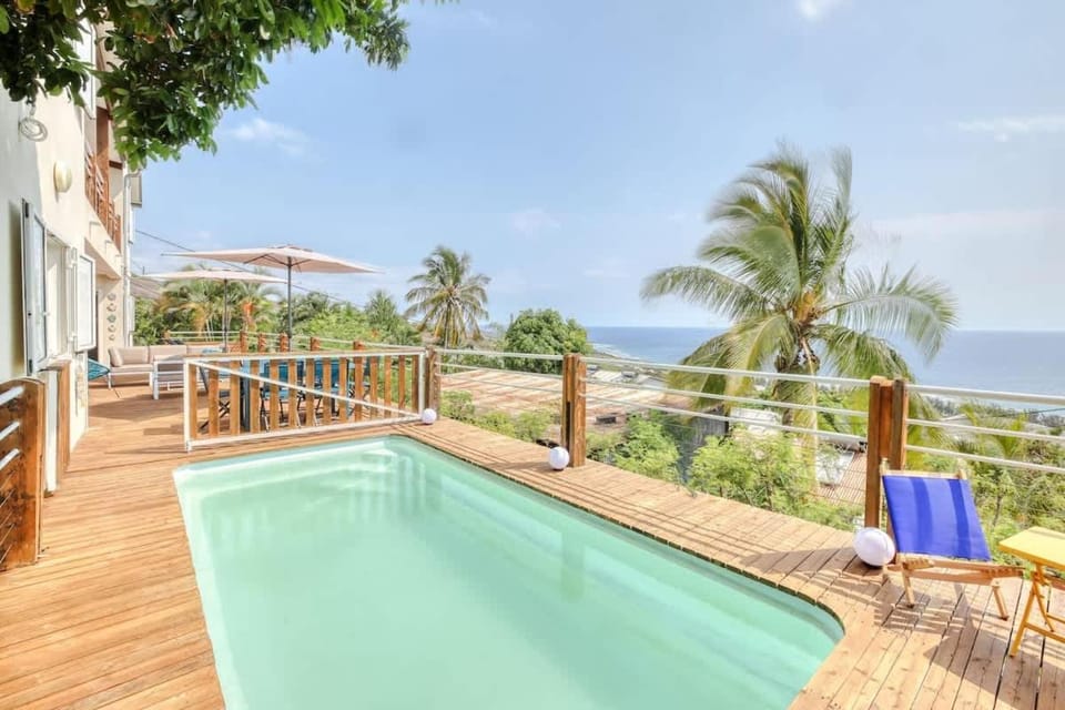 Balcony/Terrace, Pool view, Sea view, Swimming pool