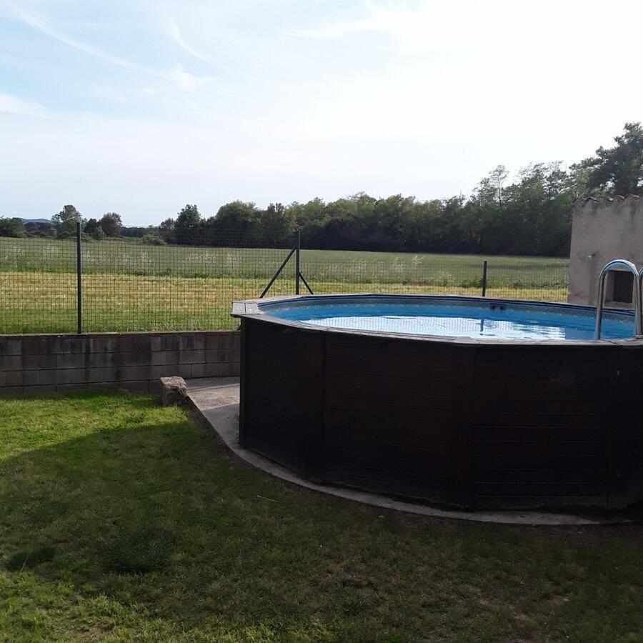 Natural landscape, Garden, Pool view, Swimming pool