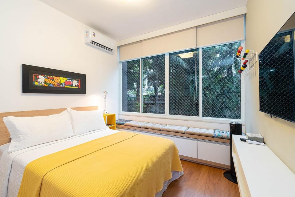 Loft Charmoso com Ar-Condicionado, SmartTv, Wi-Fi em Condomínio frente mar Apartment in Rio de Janeiro