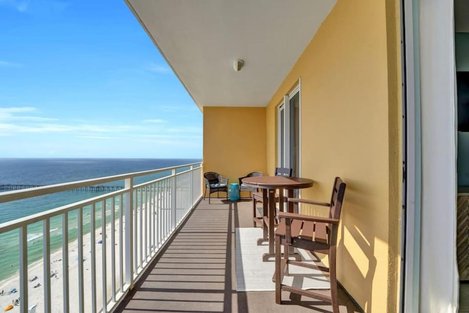 Patio, Day, Natural landscape, View (from property/room), Balcony/Terrace, Sea view