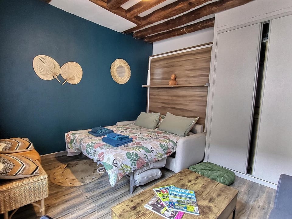 Studio Colonial Checkpoint 2 étoiles Mennecy Netflix Fibre Apartment in Île-de-France