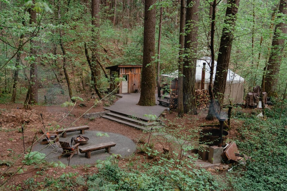 Your private Yurt in the woods - Nevada City Luxury tent in Sierra Nevada