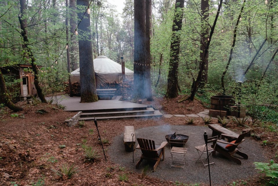 Your private Yurt in the woods - Nevada City Luxury tent in Sierra Nevada