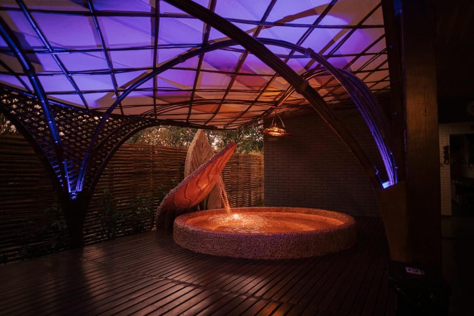 Seating area, Open Air Bath