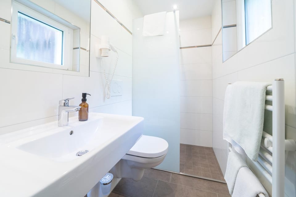Shower, Toilet, Bathroom, towels