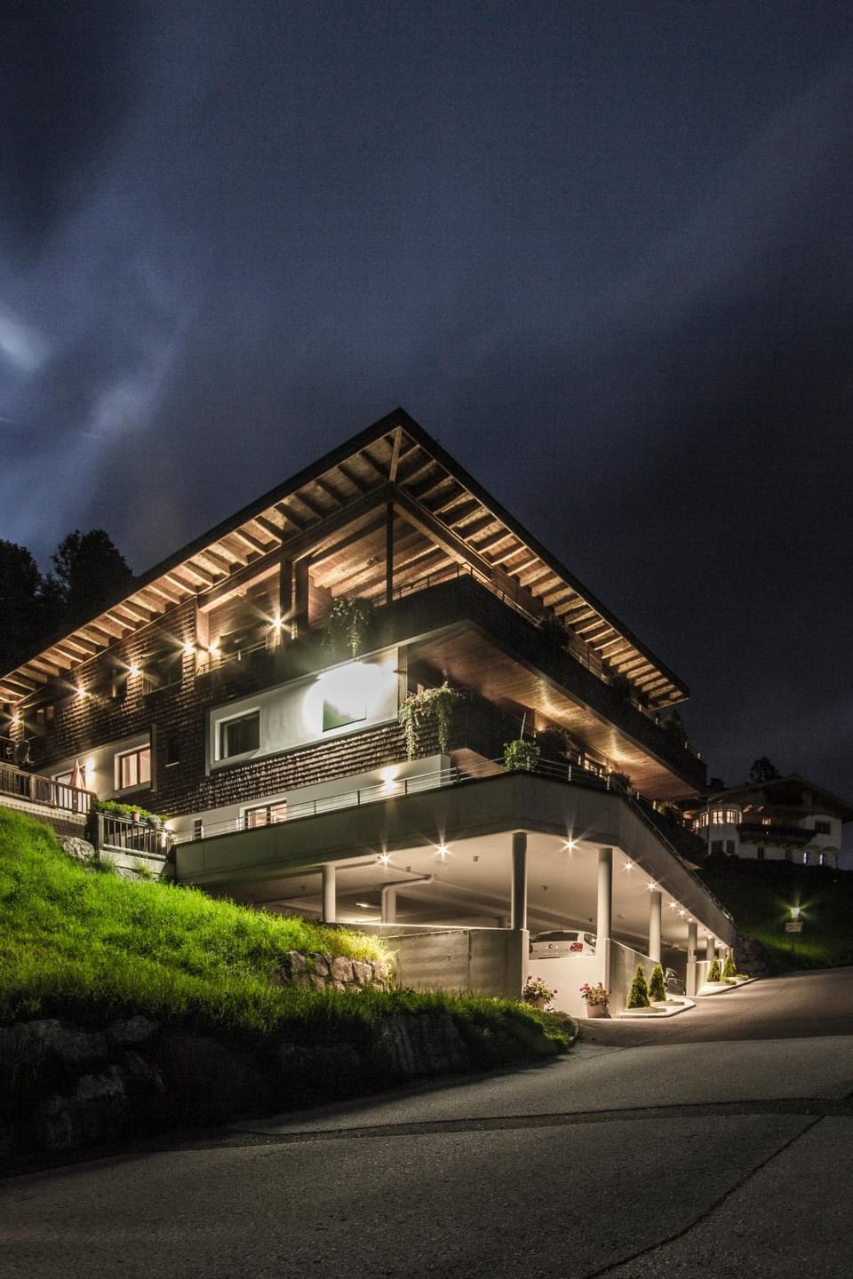 Property building, Night