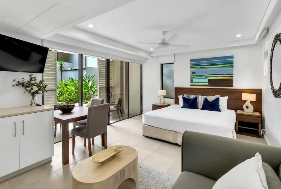 Poolside at Temple Resort - A Lush Tropical Escape Apartment in Port Douglas