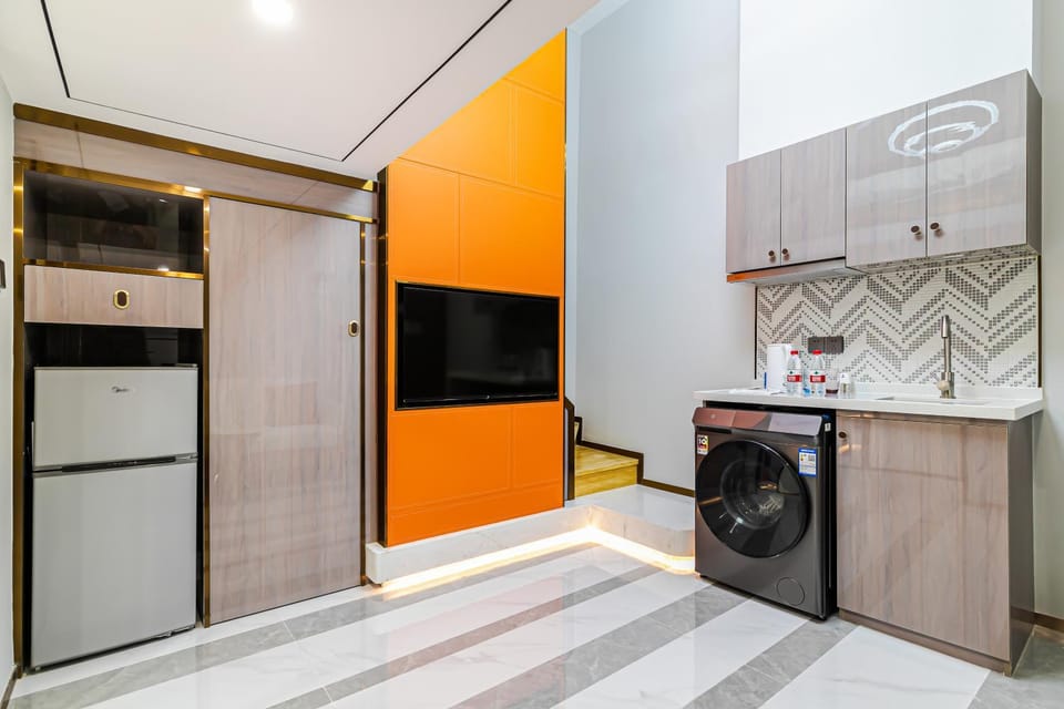 stove, washing machine, dryer
